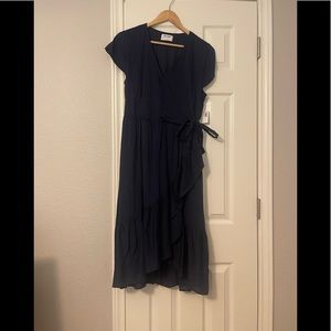 Brand New with tags: Old navy dark blue wrap dress